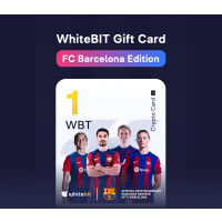 WhiteBIT - FC Barcelona Edition - 1 WBT Gift Card