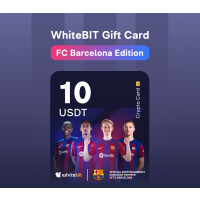 WhiteBIT - FC Barcelona Edition - 10 USDT Gift Card