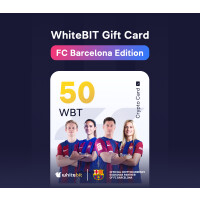 WhiteBIT - FC Barcelona Edition - 50 WBT Gift Card