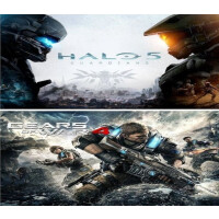 Gears of War 4 and Halo 5: Guardians Bundle AR XBOX One CD Key