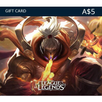 League of Legends 5 AUD Prepaid RP Card OCE