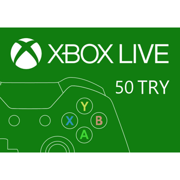 XBOX Live 50 TRY Prepaid Card TR
