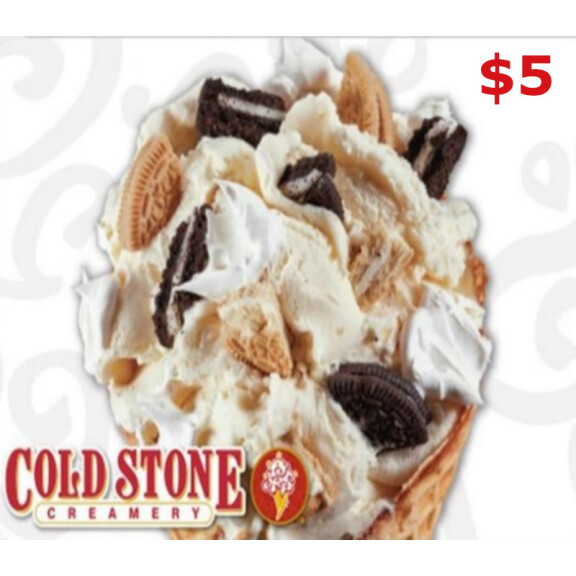 Cold Stone Creamer $5 Gift Card US