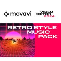 Movavi Video Editor 2024 - Retro Style Music Pack DLC Steam CD Key