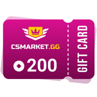 CSMARKET.GG 200 Gems Gift Card