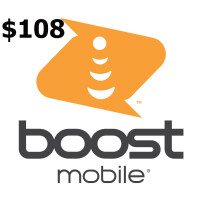 Boost Mobile $108 Mobile Top-up US