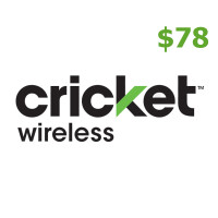 Cricket Retail $78 Mobile Top-up US