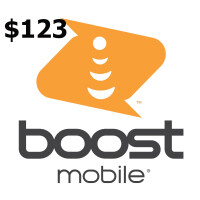 Boost Mobile $123 Mobile Top-up US