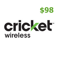 Cricket Retail $98 Mobile Top-up US
