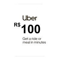Uber R$100 BR Gift Card