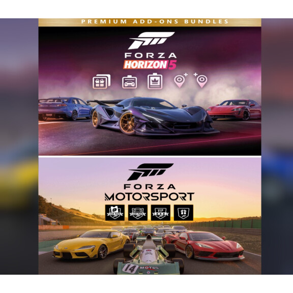 Forza Motorsport and Forza Horizon 5 - Premium Add-Ons Bundle DLC EG XBOX One / Xbox Series X|S CD Key