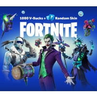 Fortnite - 1000 V-Bucks + Random Skin EU XBOX One / Xbox Series X|S CD Key