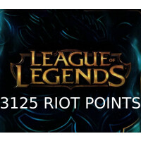League of Legends 3125 RP Prepaid Card TR