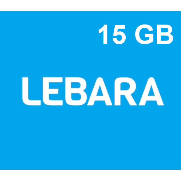 Lebara 15GB Data Mobile Top-up ES