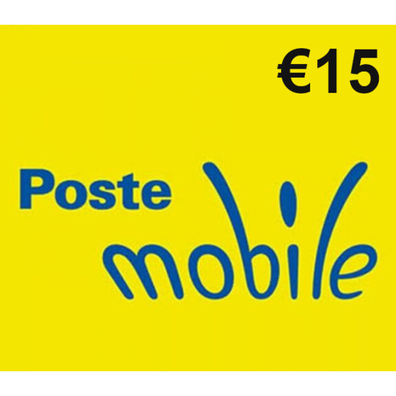 PosteMobile €15 Mobile Top-up IT
