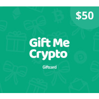 Gift Me Crypto $50 Gift Card