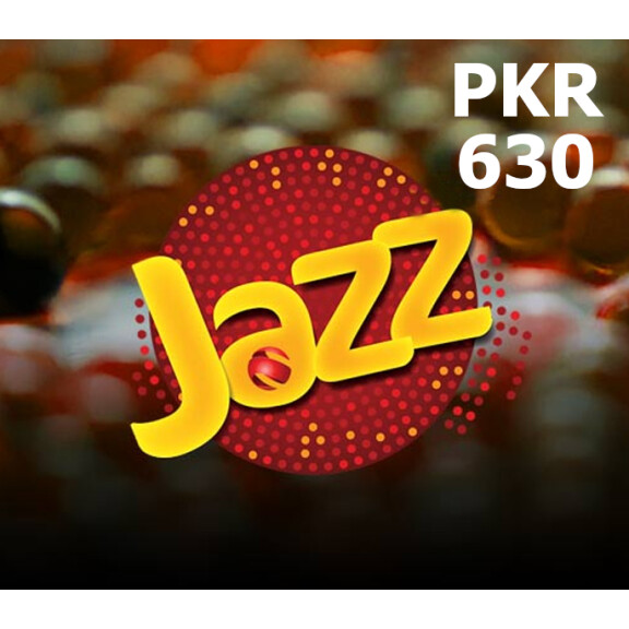 Jazz 630 PKR Mobile Top-up PK