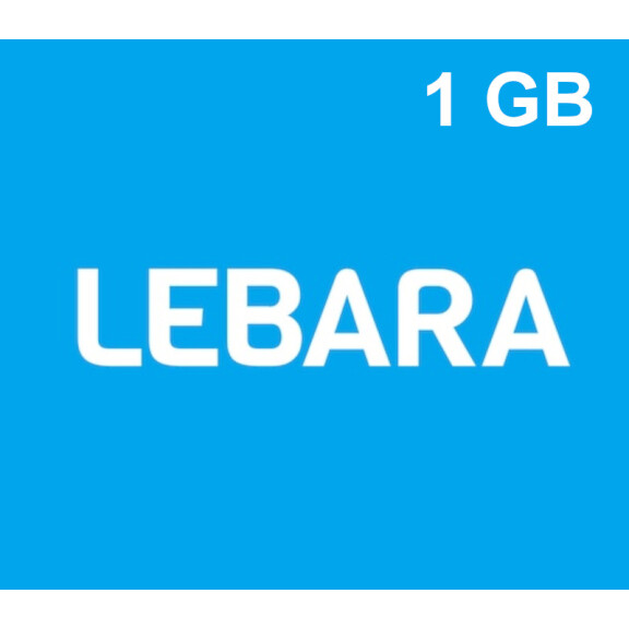 Lebara 1GB Data Gift Card NL