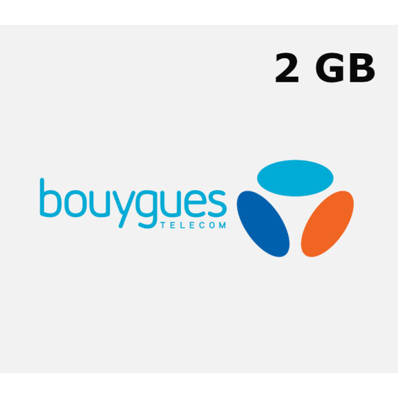 Bouygues 2GB Data Gift Card FR