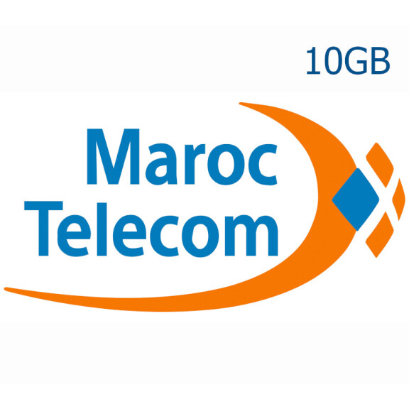 Maroc Telecom 10GB Data Mobile Top-up MA