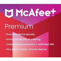 McAfee+ Premium Family Key (1 Year / Unlimited Devices)