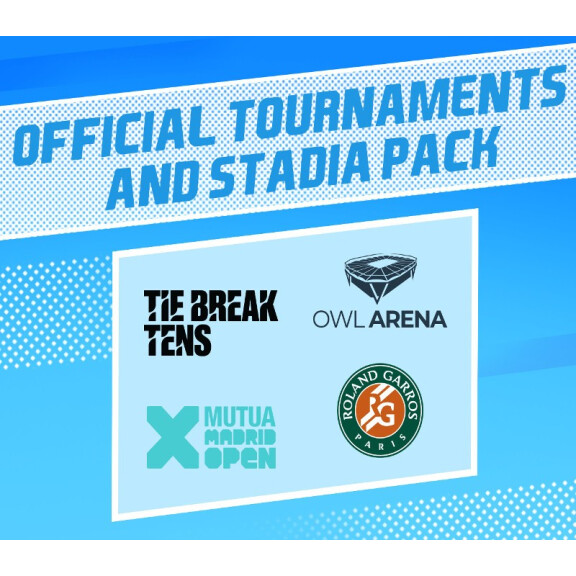 Tennis World Tour 2 - Official Tournaments and Stadia Pack DLC Steam CD Key