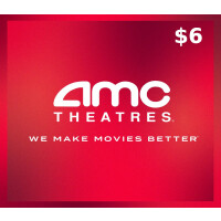AMC Theatres $6 Gift Card US
