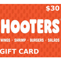Hooters $30 Gift Card US