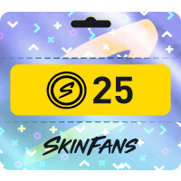 SkinFans 25 Coins Gift Card