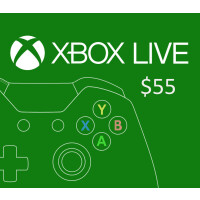 XBOX Live $55 Prepaid Card US