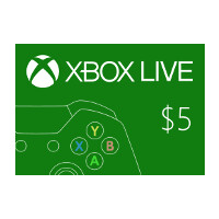 XBOX Live $5 Prepaid Card US