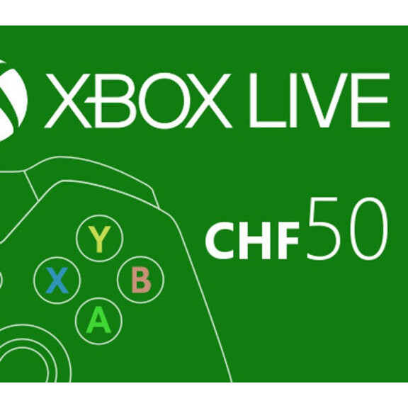 XBOX Live 50 CHF Prepaid Card CH