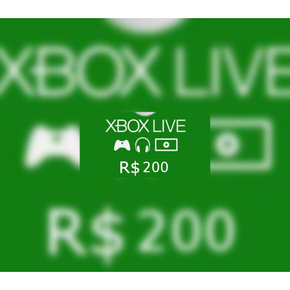 XBOX Live 200 BRL Prepaid Card BR