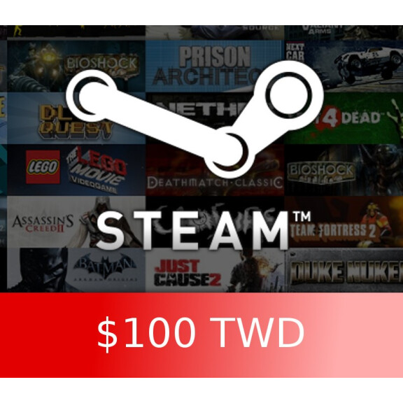 Steam Gift Card $100 TWD Activation Code