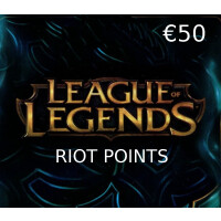 League of Legends 50 EUR Prepaid RP Card EU