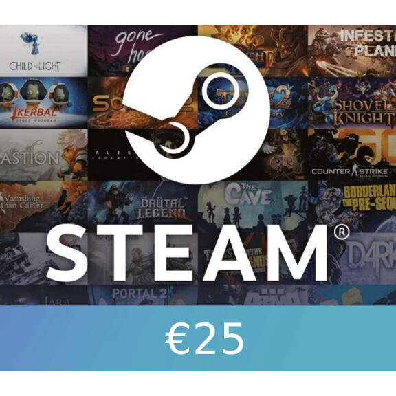 Steam Gift Card €25 Global Activation Code