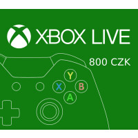 XBOX Live 800 CZK Prepaid Card CZ