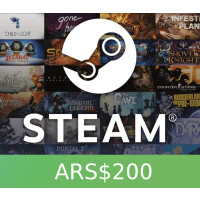 Steam Gift Card 200 ARS AR Activation Code