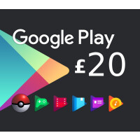 Google Play £20 UK Gift Card