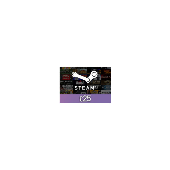 Steam Wallet Card £25 UK Activation Code