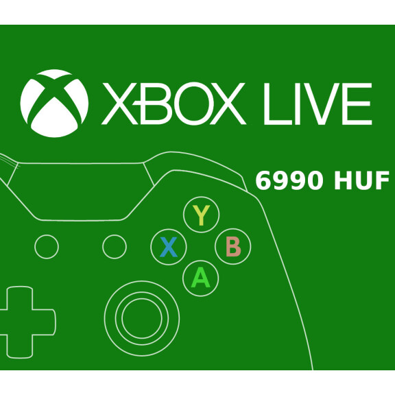 XBOX Live 6990 HUF Prepaid Card HU