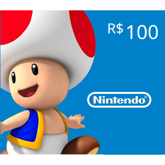 Nintendo eShop Prepaid Card R$100 BR Key