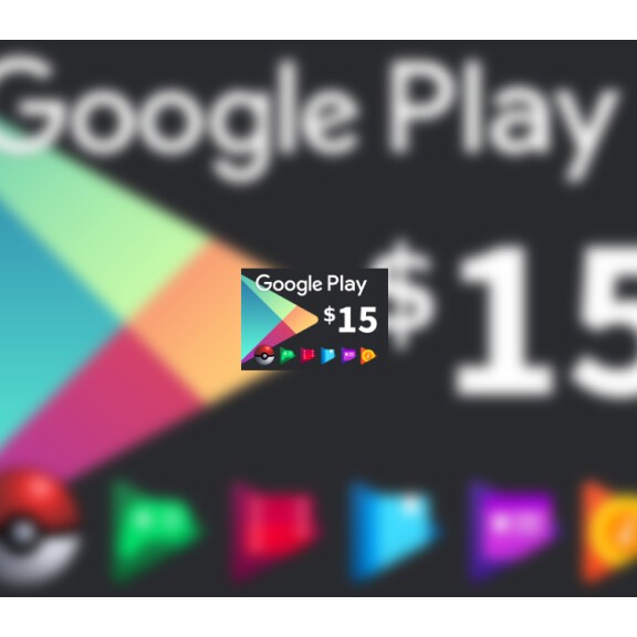 Google Play $15 US Gift Card