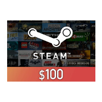 Steam Wallet Card $100 US Activation Code