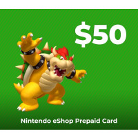 Nintendo eShop Prepaid Card $50 US Key