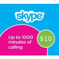 Skype Credit A$10 AU Prepaid Card
