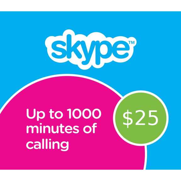 Skype Credit A$25 AU Prepaid Card