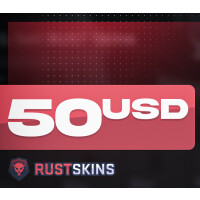 RUSTSkins $50 balance