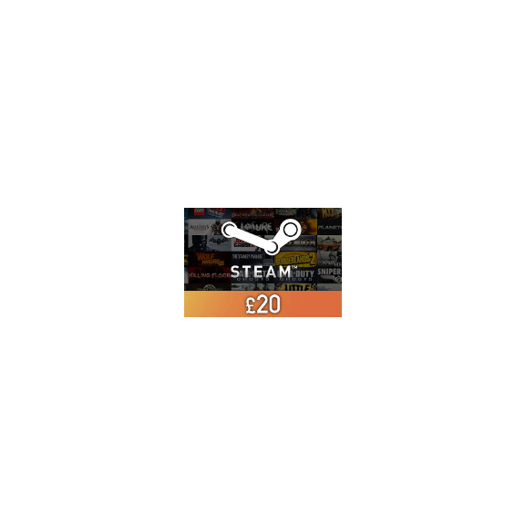 Steam Wallet Card £20 Global Activation Code