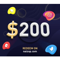 Naizop 200 USD Gift Card